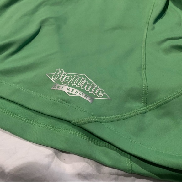 Salomon Big White Light Green Ski Shirt - Picture 3 of 3